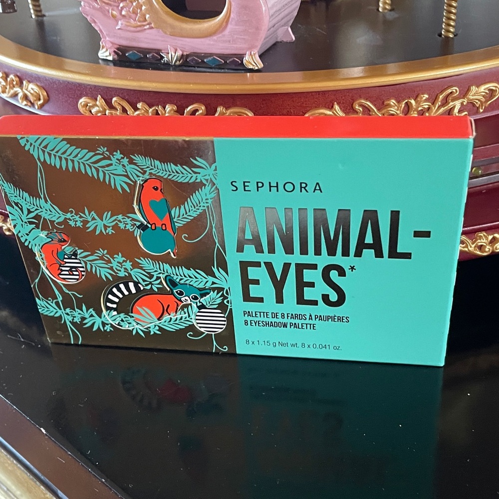 NWT Sephora Eyeshadow Palette colors shade Teal and Orange